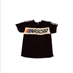 NASCAR black and white checkered t shirt